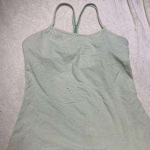 lululemon athletica Tops - Lululemon Power Y tank size 6 light green lululemon athletica Tops - Lululemon Power Y tank size 6 light green